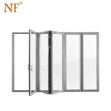 Bifold louver exterior glass doors